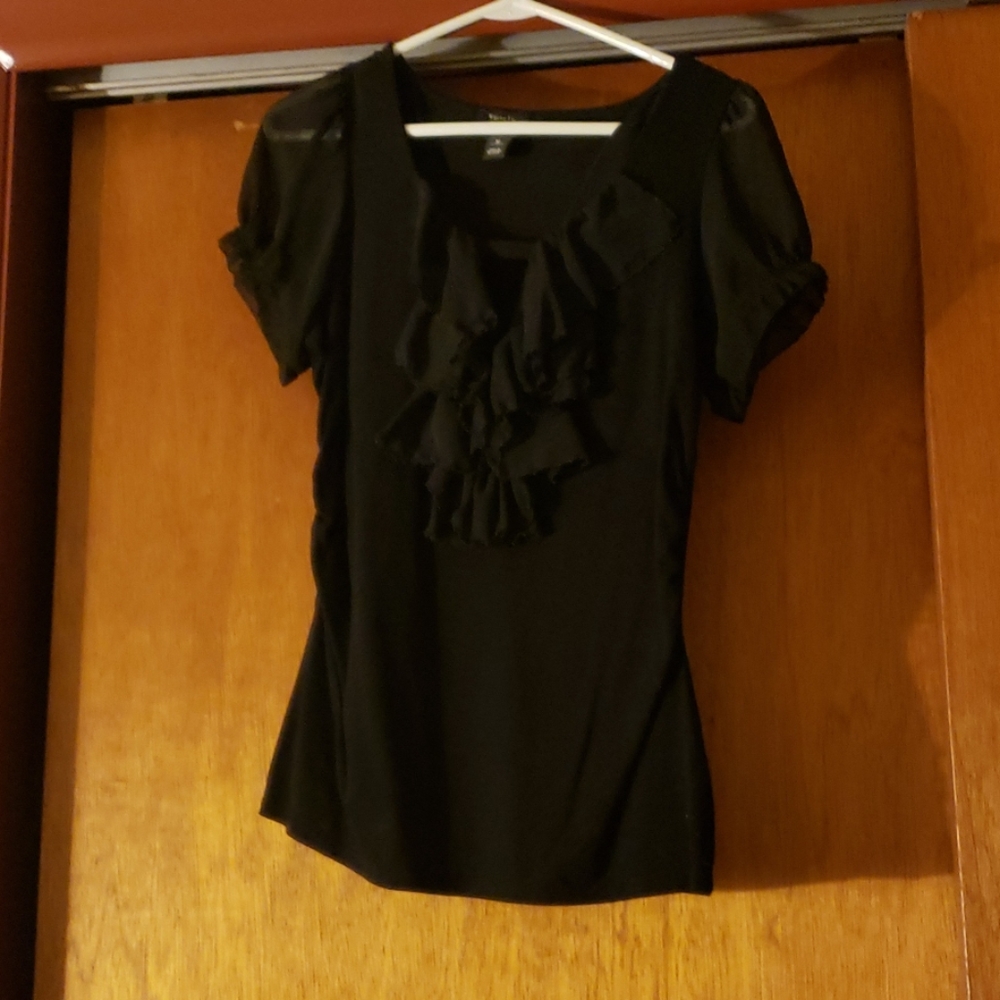 White House Black Market Ruffled Top
